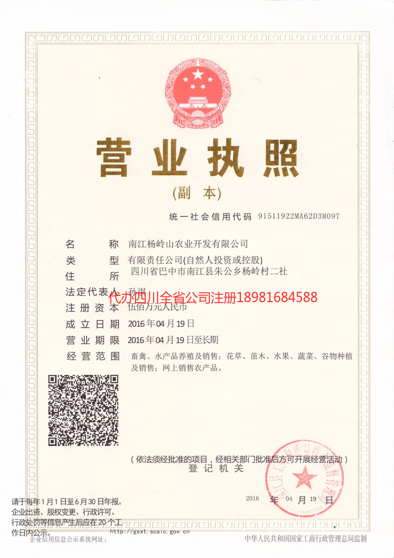 西双版纳傣族自治州西双版纳傣族自治州杨岭山农业开发有限公司